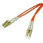 Cablestogo 1m LC/LC Duplex 62.5/125 Multimode Fibre Cable w/ Clips  (85090)